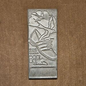 Clarks VINTAGE newspaper Printing Block